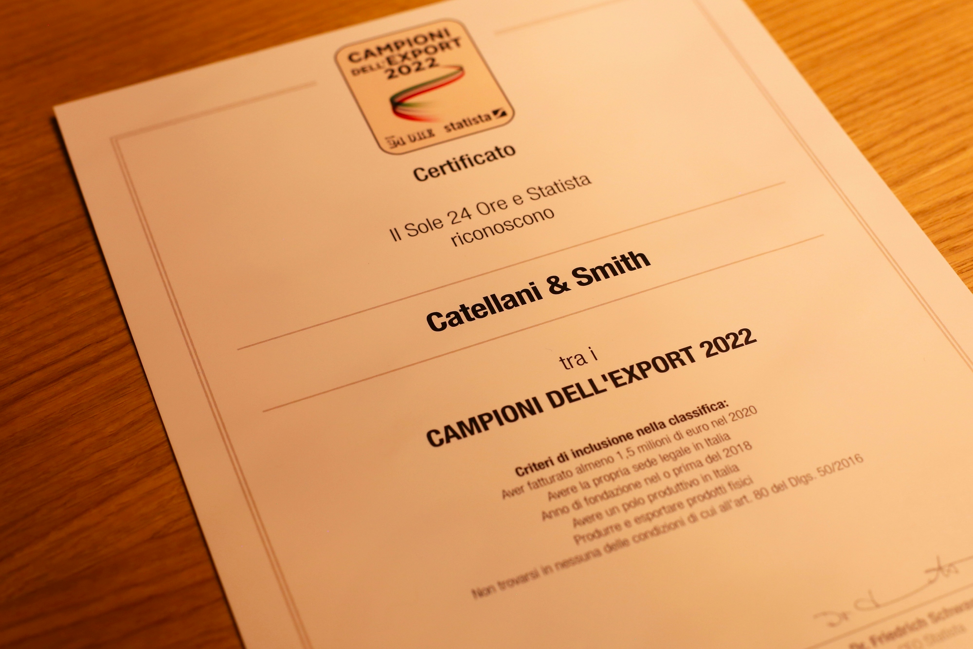 Catellani &#038; Smith Export Champions 2022