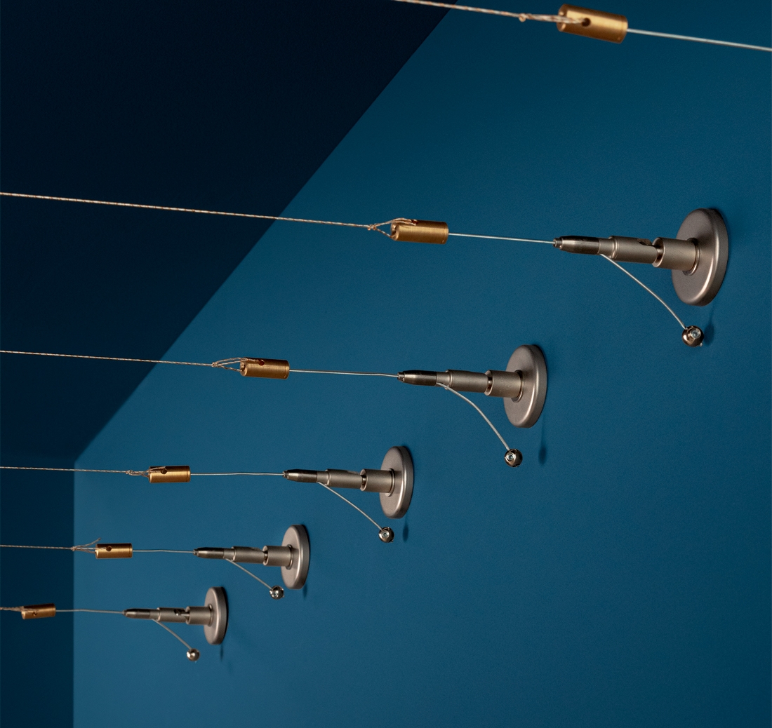 Lighting cable track system